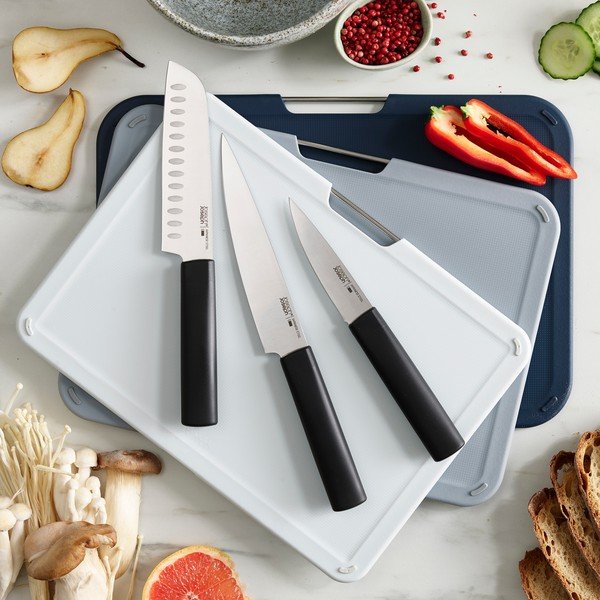 Комплект от 3 дъски за рязане и ножове с поставка Nest Plus - Joseph Joseph-image-1