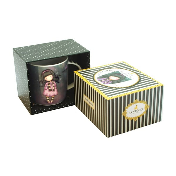 Hrnek z kostního porcelánu Santoro London Gorjuss Little Song, 330 ml-image-3