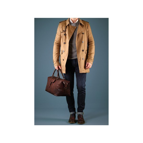 Unisex kožená taška Starboard Vintage Treacle-image-4