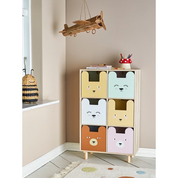 Детски скрин от масивна Пауловния в естествен цвят 55x88,5x25,5 cm Calle – Bloomingville Mini-image-1