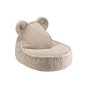 Светлокафяв детски пуф от букле Bear – Wigiwama