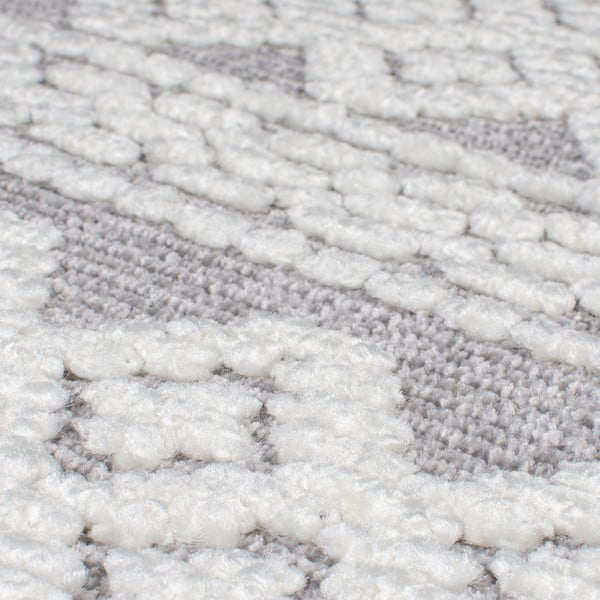 Сив килим от шенил подходящ за пране 80x160 cm Jhansi – Flair Rugs-image-3