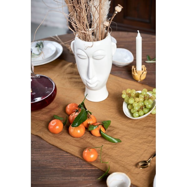 Ваза от бял порцелан, височина 27,2 cm Mask - PT LIVING-image-1