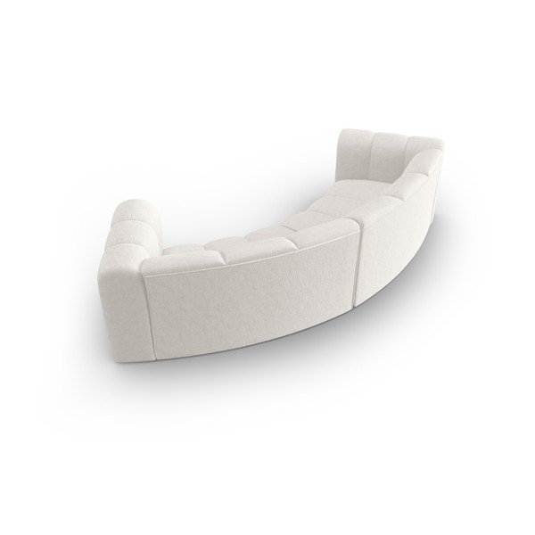 Бял диван 322 cm Lupine - Micadoni Home-image-3