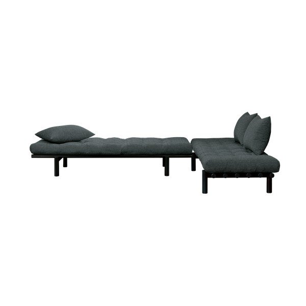 Диван в черно и сиво 200 см Pace - Karup Design-image-4