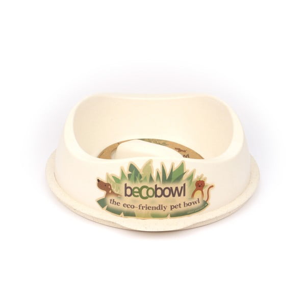 Psí/kočičí miska Beco Bowl 28,5 cm, přírodní