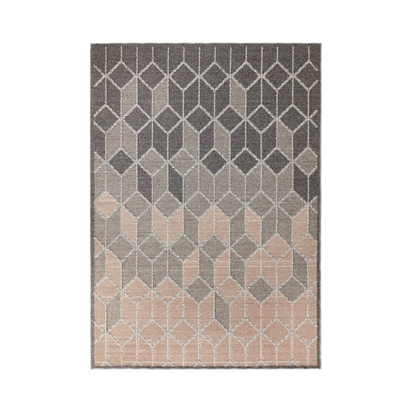Сив и розов килим Dartmouth, 200 x 290 cm - Flair Rugs