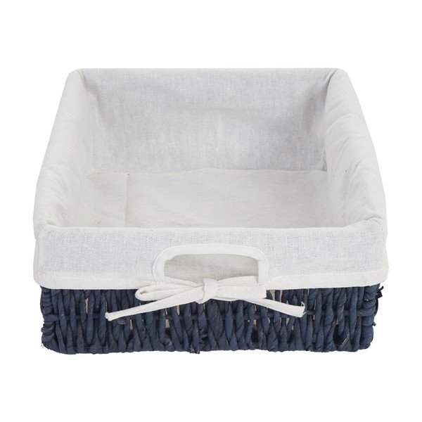 Modrý dřevěný botník s lavicí Mendler Shabby-image-4