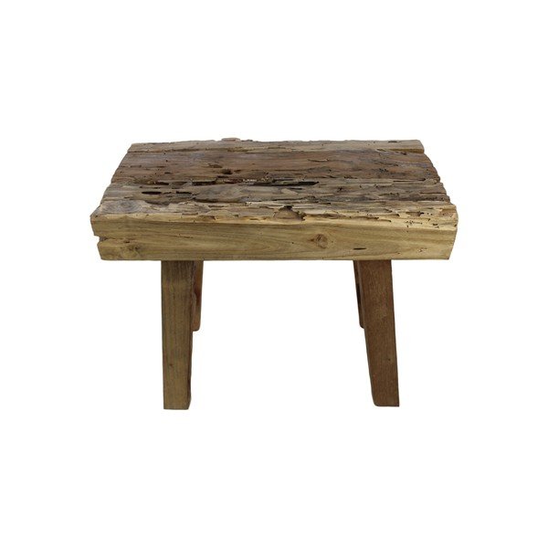 Stolička z neopracovaného teakového dřeva HSM collection Rustic-image-3