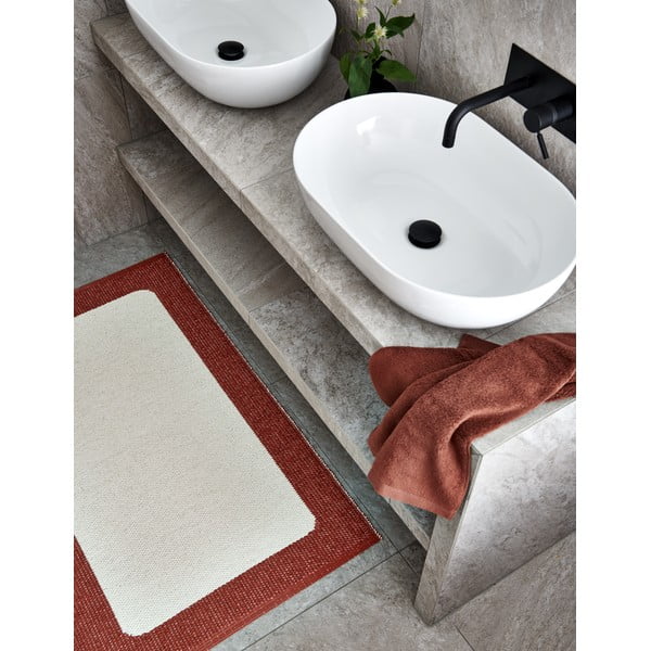 Пътека за открито и закрито в тухлен и кремав цвят 70x240 cm Ilda Brick – Pappelina-image-4