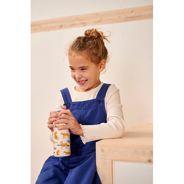 Светлозелена детска бутилка 400 ml Little farm – Mepal-image-3