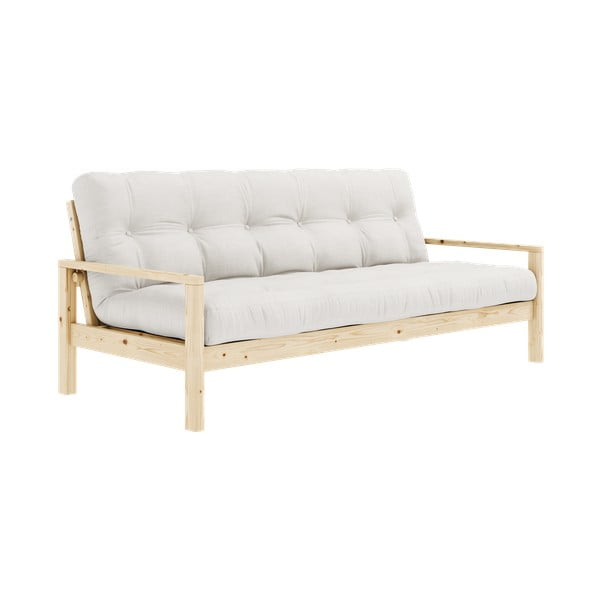 Кремав разтегателен диван 205 cm Knob - Karup Design-image-3