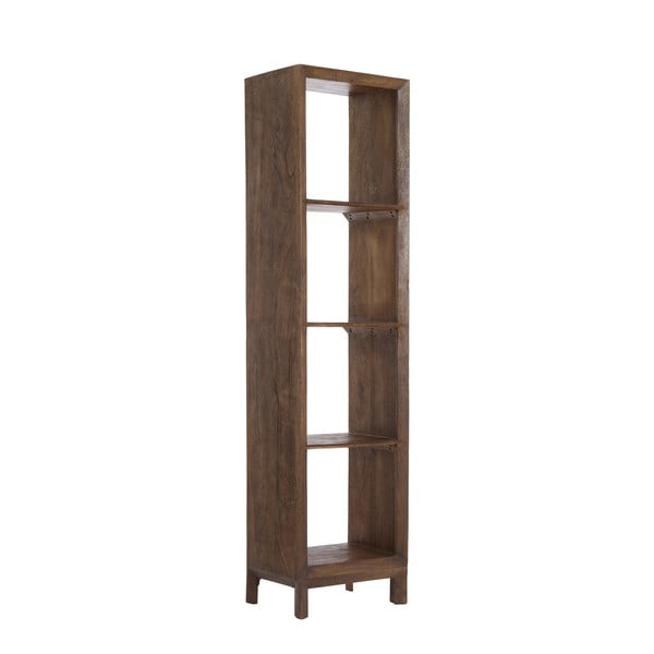 Библиотека от масивно манго в естествен цвят 48x190 cm Sondrio – Light & Living-image-2