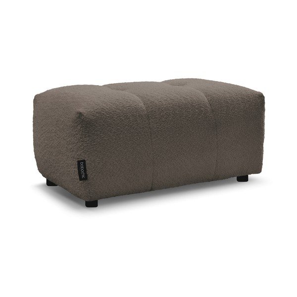 Кафява табуретка  от букле Roxelane – Bobochic Paris-image-3