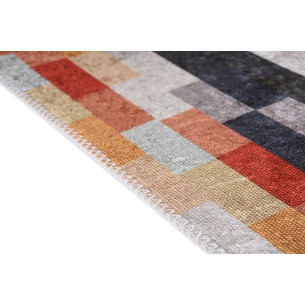 Оранжево-сив килим подходящ за пране 160x230 cm Blocks of Fun – Vitaus-image-2