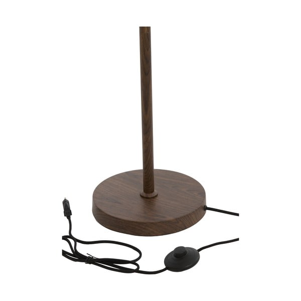 Тъмнокафява подова лампа с текстилен абажур (височина 159 cm) Dania – Light & Living-image-4