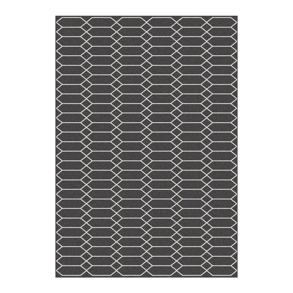 Килим Дания Черен, 160 x 230 cm - Universal