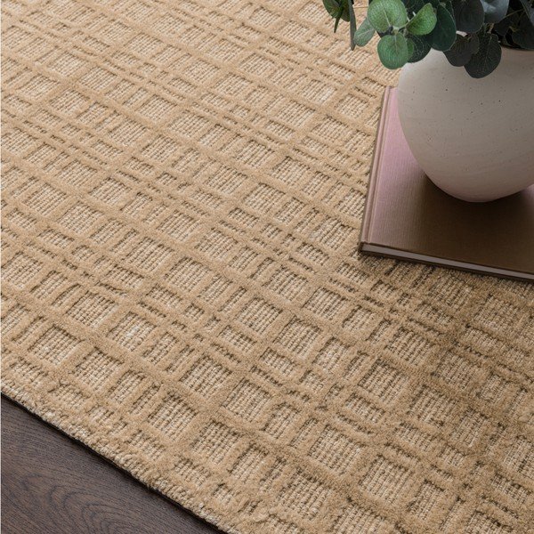 Бежов ръчно изработен килим със смес от вълна 120x170 cm Thatch Honey – Asiatic Carpets-image-2