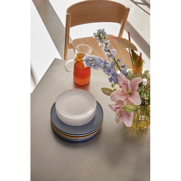 Десертна стъклена чиния ø 20 cm Fuyu – Hübsch-image-1