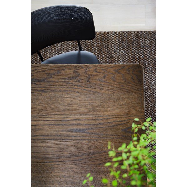 Черен трапезен стол с черна седалка Brent - Rowico-image-1