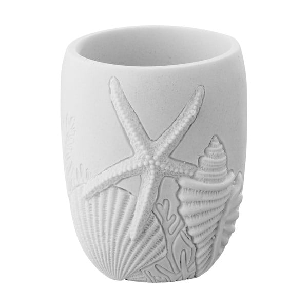 Бяла полирезинова чаша за четка за зъби Maloto - Wenko-image-2