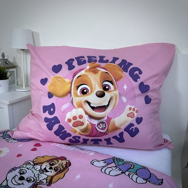 Детско спално бельо от микрофибър 140x200 cm Paw Patrol - Jerry Fabrics-image-3