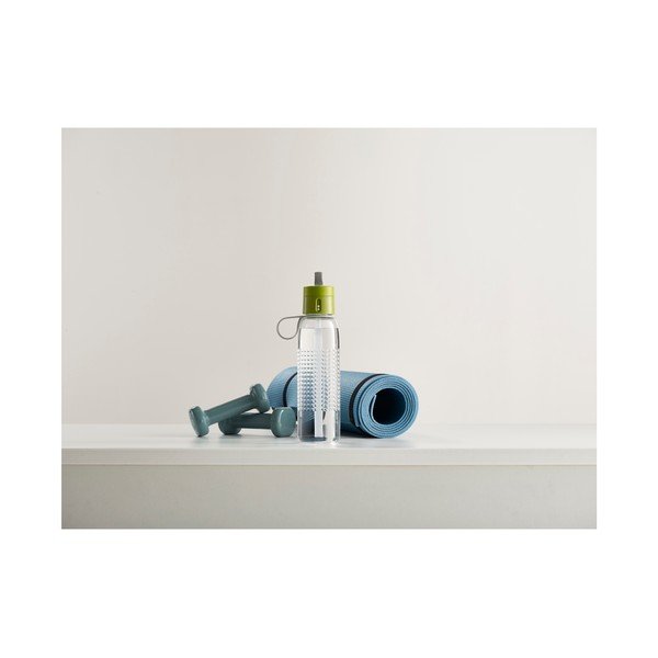 Зелена спортна бутилка с брояч за пълнене, 750 ml Dot Active - Joseph Joseph-image-2