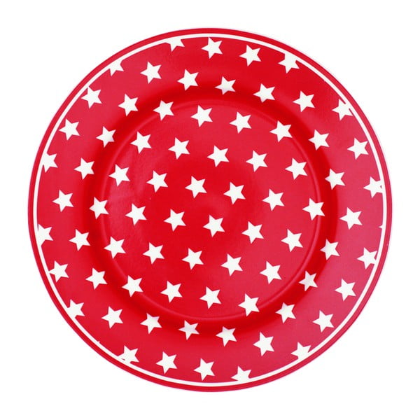 Чиния Star Red, 20,5 cm - Green Gate