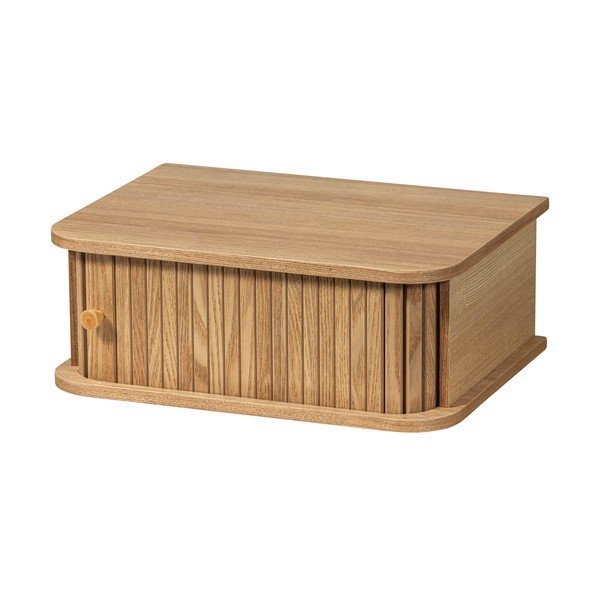 Висящо нощно шкафче от декор от бор в естествен цвят Jena – WOOOD-image-3