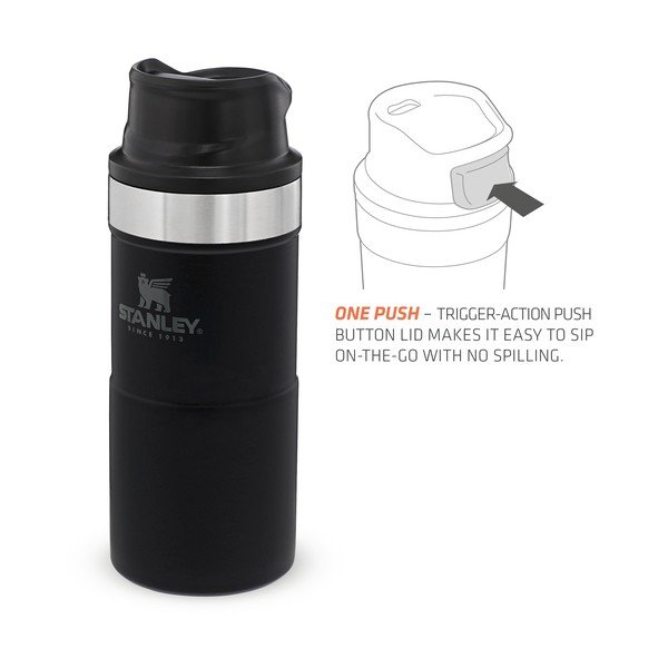 Черна термочаша 350 ml - Stanley-image-4