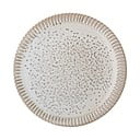 Сиво-бяла керамична чиния, ø 20 cm Thea - Bloomingville