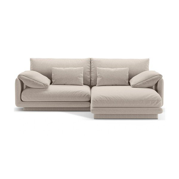 Бежов ъглов диван (десен ъгъл) Torino – Micadoni Home