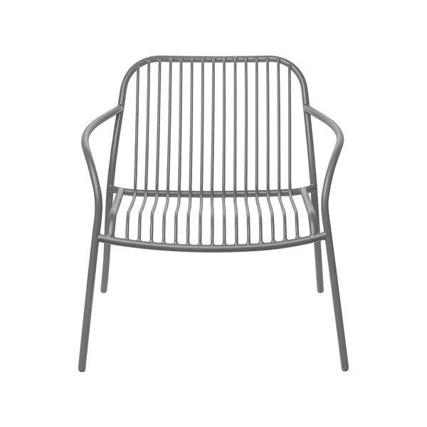 Сив градински стол метален Yua Wire – Blomus-image-2