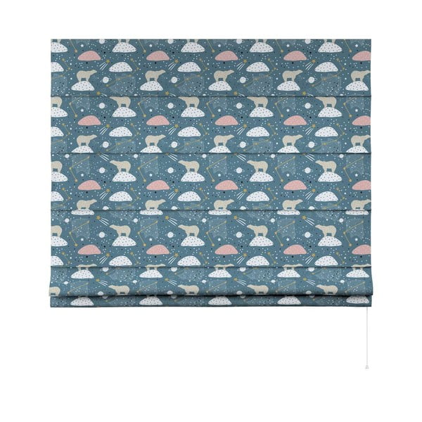 Синя детска ролетна щора 170x160 cm Magic - Yellow Tipi-image-3