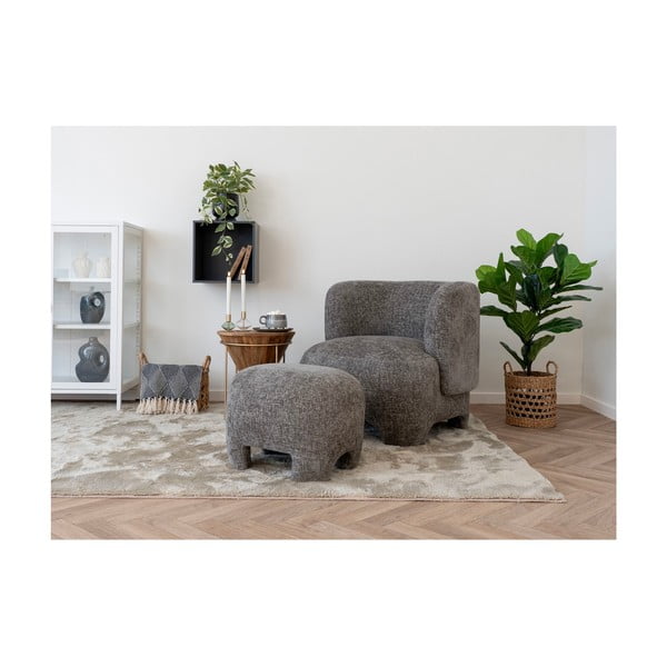 Сива табуретка Nazare – House Nordic-image-1