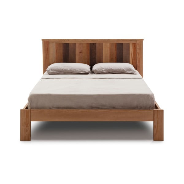 Двойно легло с решетка в естествен цвят 140x190 cm Maude - Marckeric-image-4