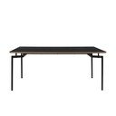 Черна трапезна маса 90x180 cm Alto – Støraa