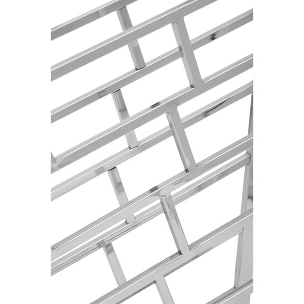 Метална стойка за вино в лъскаво сребро за 24 бутилки Barolo - Premier Housewares-image-2