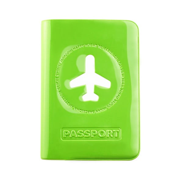 Stylové pouzdro na pas, zelené