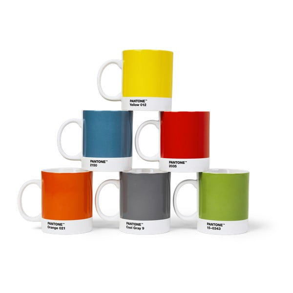 Оранжева керамична чаша 375 ml Orange 021 - Pantone-image-1