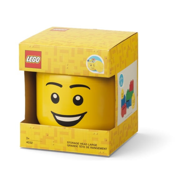 Пластмасова детска кутия за съхранение Head - LEGO®-image-2