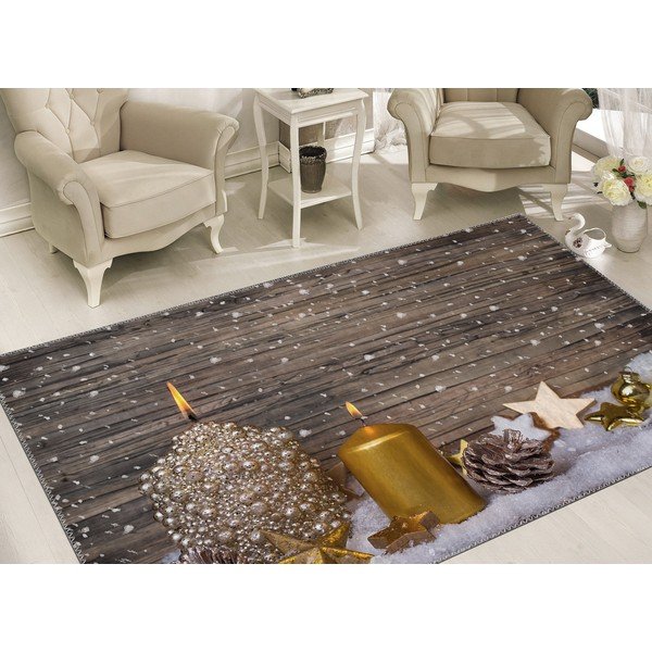 Koberec Vitaus Christmas Period Golden Rustic, 50 x 80 cm-image-1