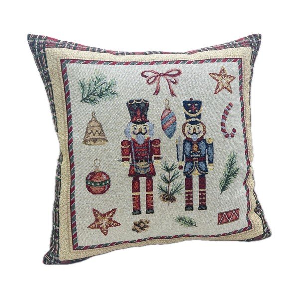 Калъфка за възглавница с коледен мотив 45x45 cm Toy Soldier – Bizzotto