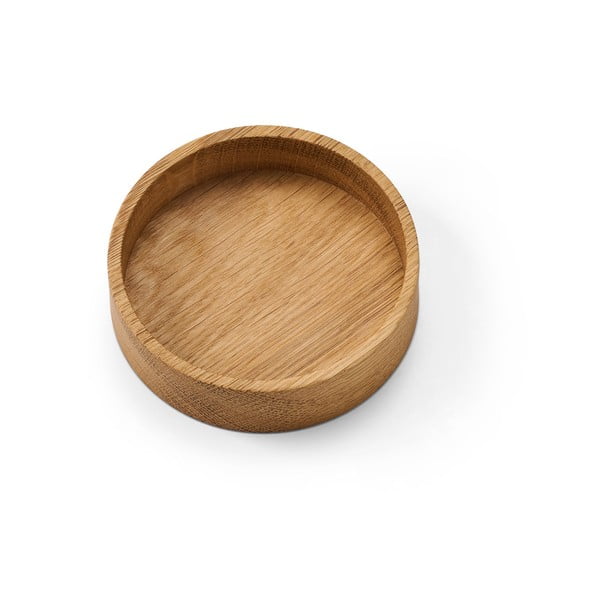 Декоративна дървена кутия за съхранение в естествен цвят ø 11x3 cm Circle S – LIND DNA-image-2
