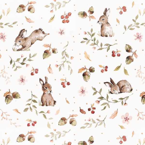 Тапет Happy Rabbits, 50 x 280 cm - Dekornik
