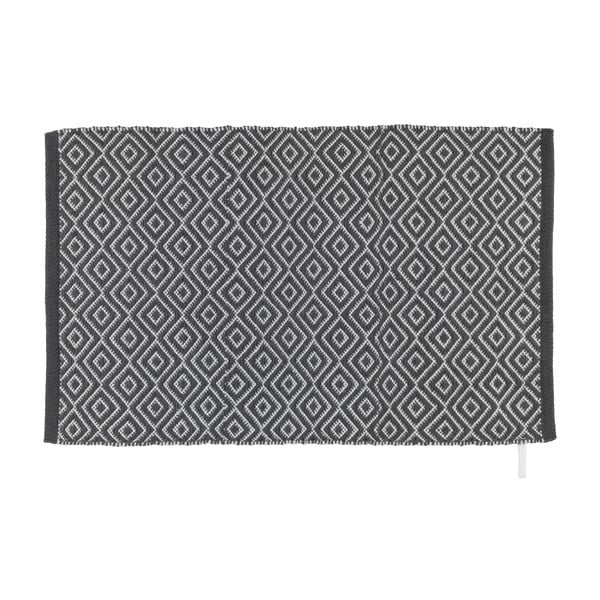 Тъмно сив килим за баня Turpan, 80 x 50 cm - Wenko