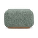 Светлозелена модулна табуретка Ailani – Makamii