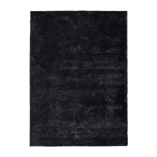 Антрацитно черен килим Shanghai Liso, 80 x 150 cm - Universal