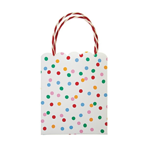 Подаръчни торбички в комплект 8 бр. 13x8 cm Spotty – Meri Meri