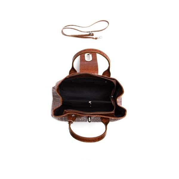 Kožená kabelka Isabella Rhea 614 Cognac-image-3